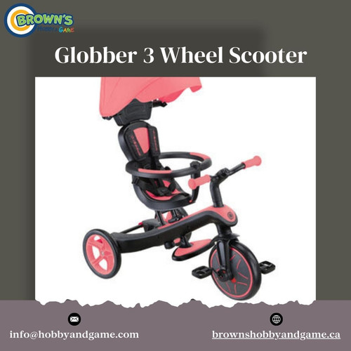 Explore the Globber 3-wheel scooter at Browns Hobby and Game.jpg