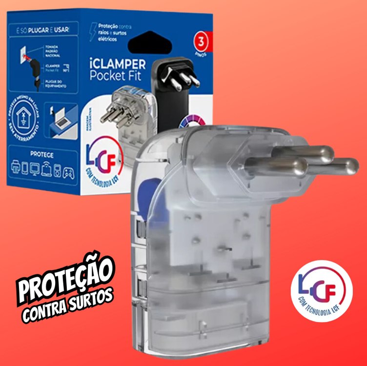 Clamper Pocket Fit 3P 10A Transparente LCF