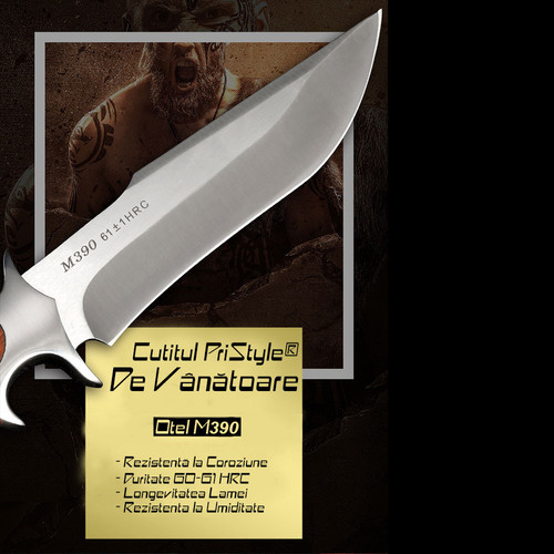 cutit briceag camping vanatoare bushcraft supravietuire pristyle otel calit pliabil rezistent HRC