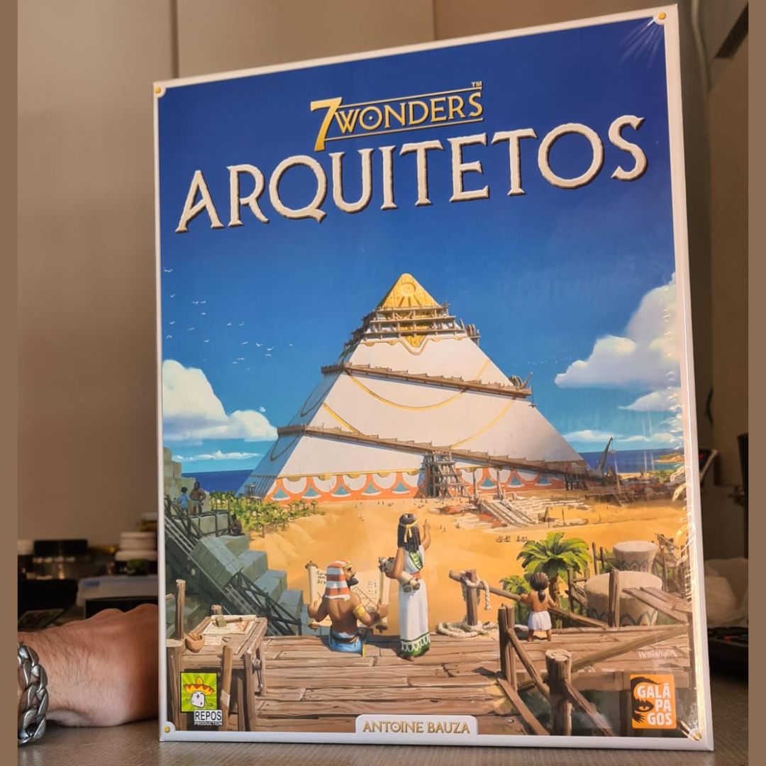 Galápagos, 7 Wonders: Arquitetos, Jogo de Tabuleiro para Família, 2 a 7 jogadores, 25 minutos por partida