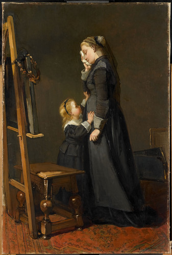 Bisschop Swift, Kate Вдова художника, 1870, 79 cm х 52,5 cm, Холст, масло