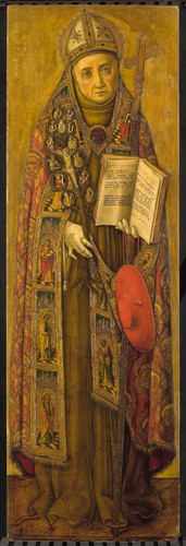 Crivelli, Vittore Святой Бонавентура, 1502, 125,5 cm х 40 cm, Дерево, темпера