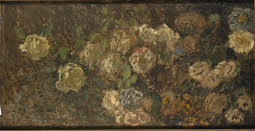 Monet, Claude Цветы, 1912, 91 cm х 48 cm, Дерево, масло