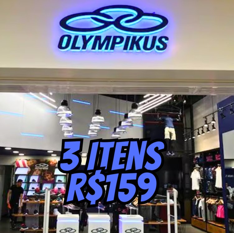 Leve 3 Itens Olympikus por R9,00