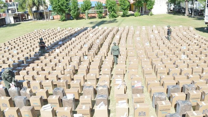 03shg654evn.jpg Operativo de Gendarmería Nacional en Formosa: decomiso millonario de cigarrillos ilegales