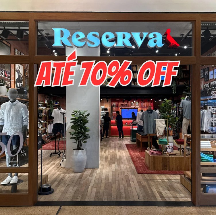 Seleção de Roupas Reserva na Netshoes com até 70% OFF + cupom 10%