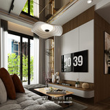 15242. Free Sketchup Living Room - Kitchen Interior Model Download By Tran Thanh Hung