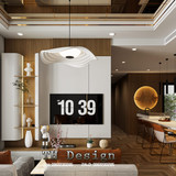 15242. Free Sketchup Living Room - Kitchen Interior Model Download By Tran Thanh Hung