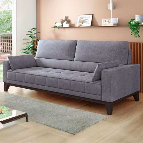 Sofá 4 Lugares Linoforte Blazer com 2 Almofadas e Revestimento em Suede Linho 210 cm de Largura.jpg