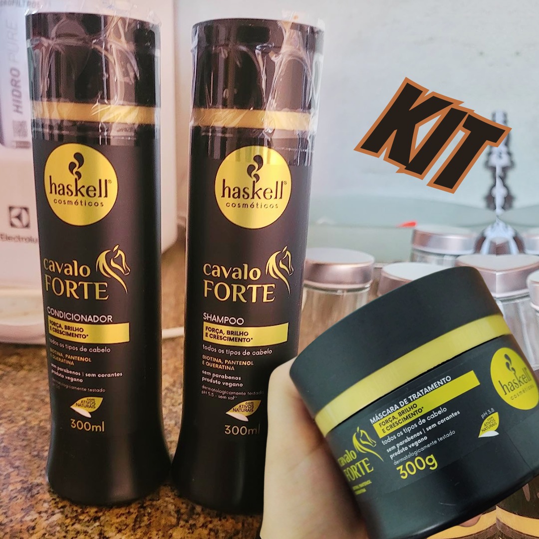 Kit Haskell Cavalo Forte Trio (3 Produtos)