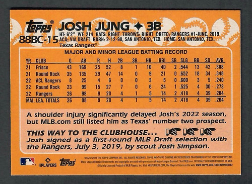 Josh Jung Topps Chrome 1988 Refractor #2 1 2024 10 12 02 14 15.jpg
