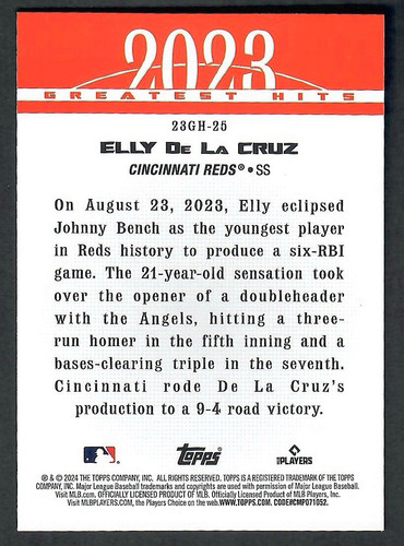 Elly De La Cruz Topps 2023 Greatest Hits RC 1 2024 10 12 02 41 43.jpg