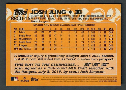 Josh Jung Topps Chrome 1988 Refractor RC #1 1 2024 10 12 02 09 50.jpg