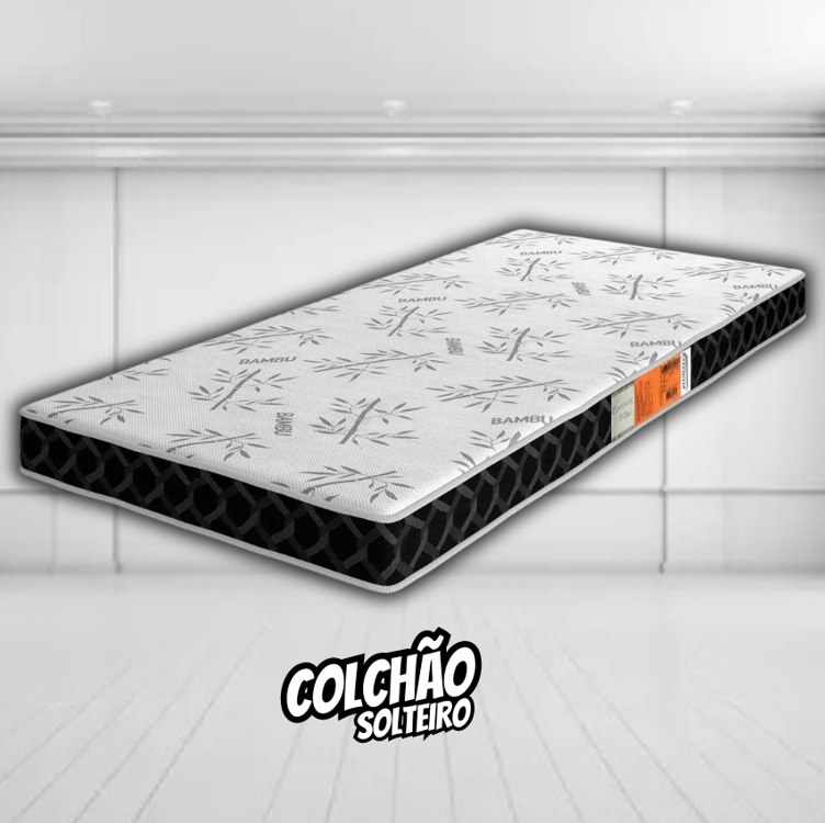 Colchão Solteiro Plumatex Espuma D-20 12x78x188cm Confortex