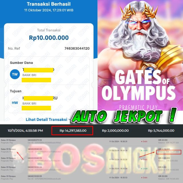SELAMAT KEPADA ID XXXX JACKPOT PERMAINAN Gates Of Olympus 1000 Pragmatic Play DI WEB BOSANGKA
