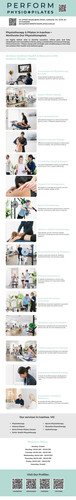 Our Clinic, based in Ivanhoe, is a new purpose-built facility designed to help facilitate an active recovery for our clients. We have an expansive Clinical Pilates Studio integrated with an impressive Strength & Conditioning Gym. We utilize the latest technology to facilitate our clinical decision-making and objective analysis with force plates handheld dynamometry, and high-speed video analysis. 

Our Services
Physiotherapy
Sports Physiotherapy
Pelvic Health Physiotherapy

Contact Us
Perform Physio + Pilates
181 Upper Heidelberg Road, Ivanhoe, VIC, 3079, AU
03 94998658
info@performphysiopilates.com.au
