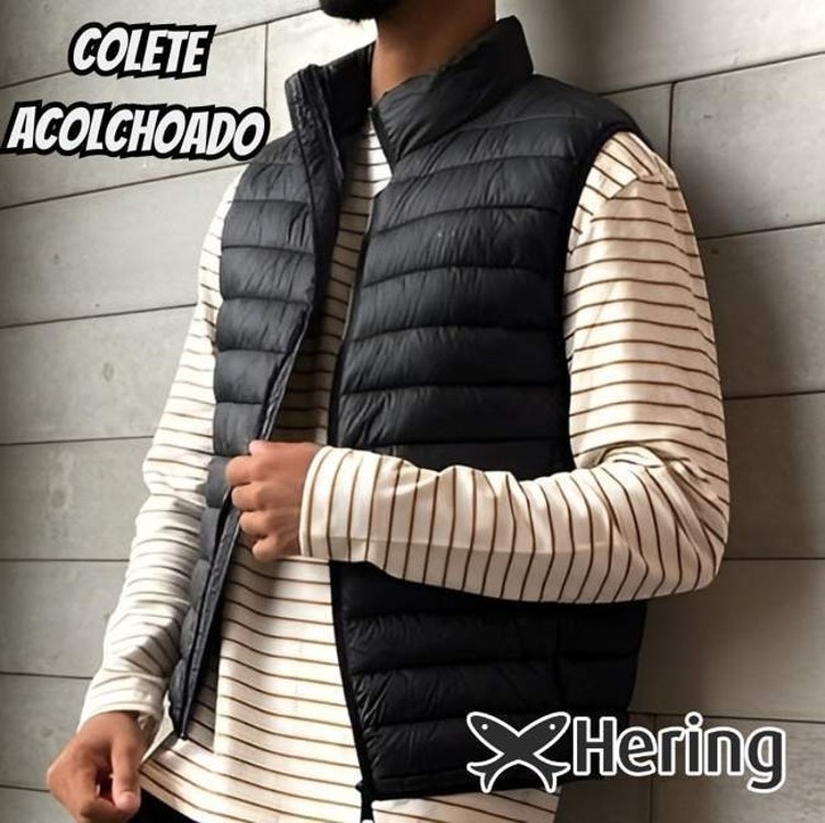 Colete Masculino Básico Acolchoado Comfort Hering