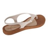 sandalia terra e agua creme 2