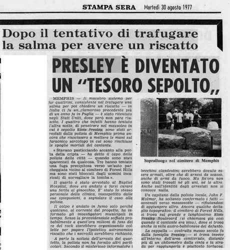 la stampa 30 8 1977