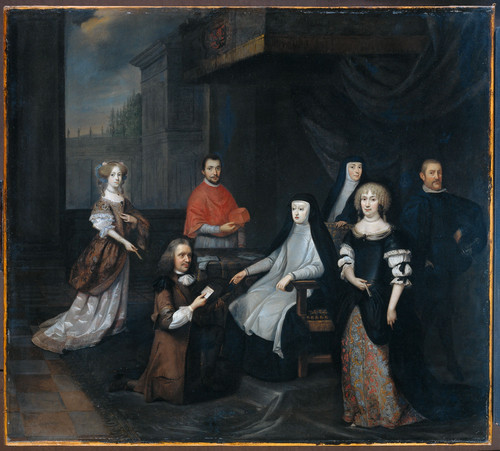 Netscher, Caspar Hieronymus van Beverningk (1614 90), голландский посол на аудиенции у испанской кор
