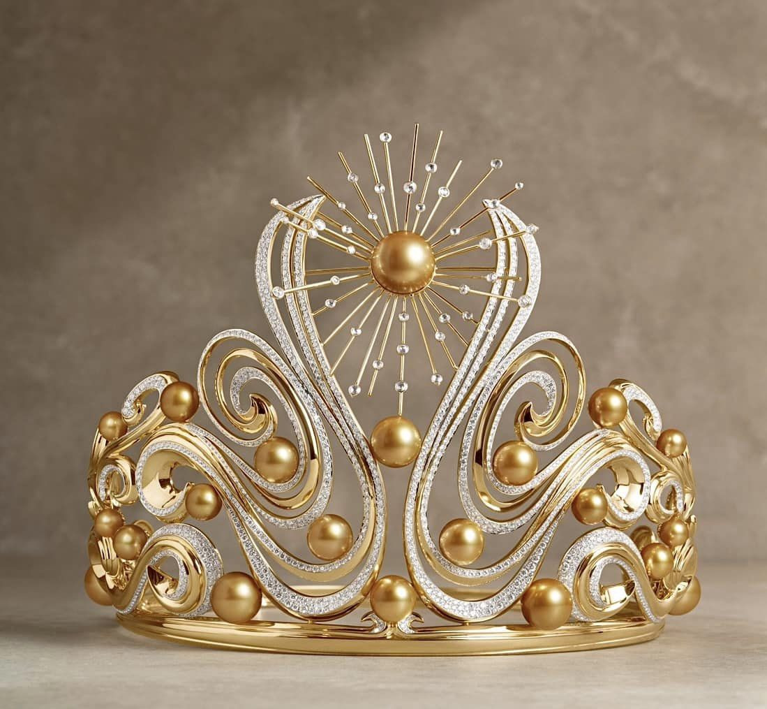 new miss universe crown: the lumière de i'infini. 2AgiRn4