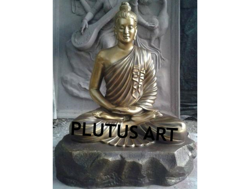Fiber Metallic Finish Lord Buddha Statue.png