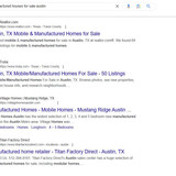 manufactured houses for sale austin