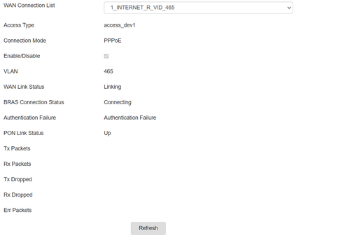 WAN Status