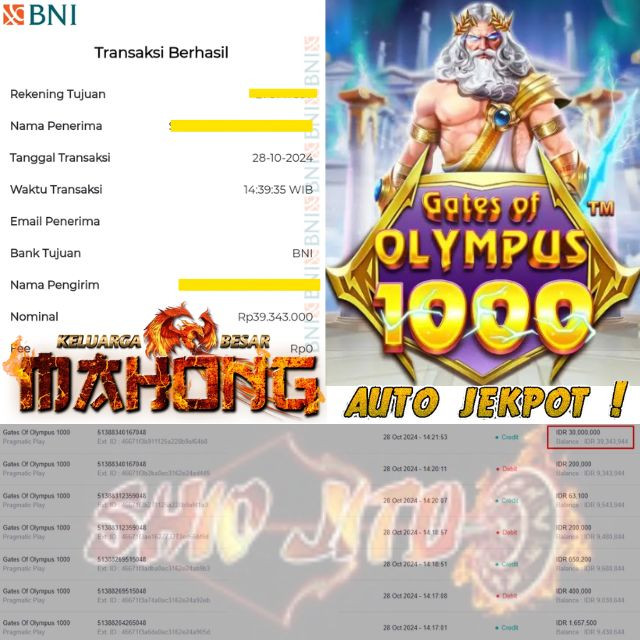 SELAMAT KEPADA ID XXXX JACKPOT PERMAINAN Gates of OlympuS 1000 Slot by Pragmatic Play DI WEB SHIOJITU