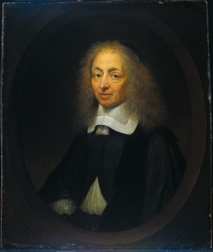 Netscher, Caspar Constantijn Huygens (1596 1687). Секретарь Фредерика Генри, Вильгельм II и Вильгель
