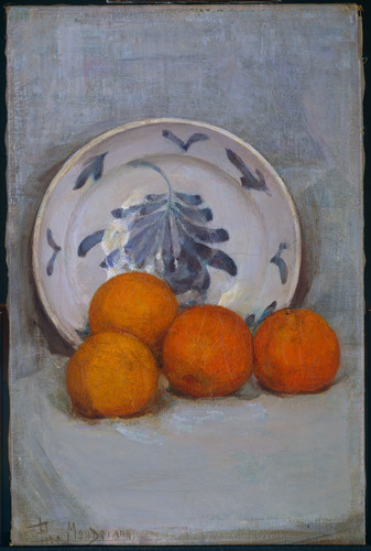 Mondriaan, Piet Натюрморт с апельсинами, 1899, 48 cm x 32 cm, Холст, масло