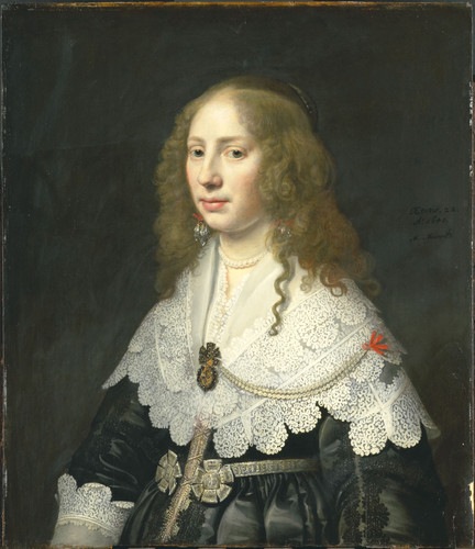 Mierevelt, Michiel Jansz van Aegje Hasselaer (1617 64). Жена Hendrick Hooft, 1640, 69,7 cm х 60 cm, 