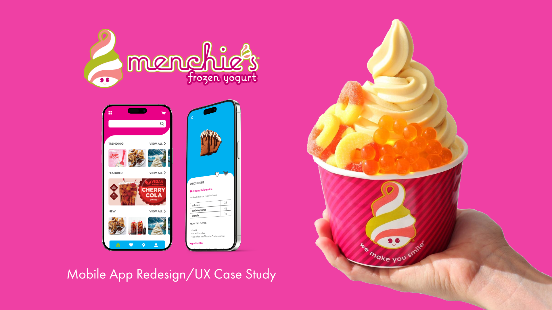 Menchie's Frozen Yogurt UI/UX Redesign & Case Study