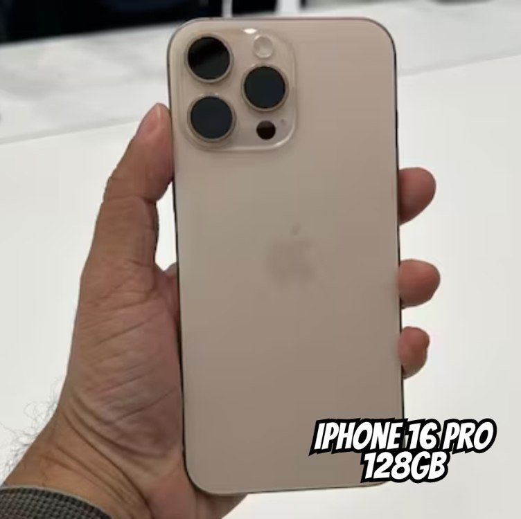 Apple iPhone 16 Pro (128 GB) – Titânio preto