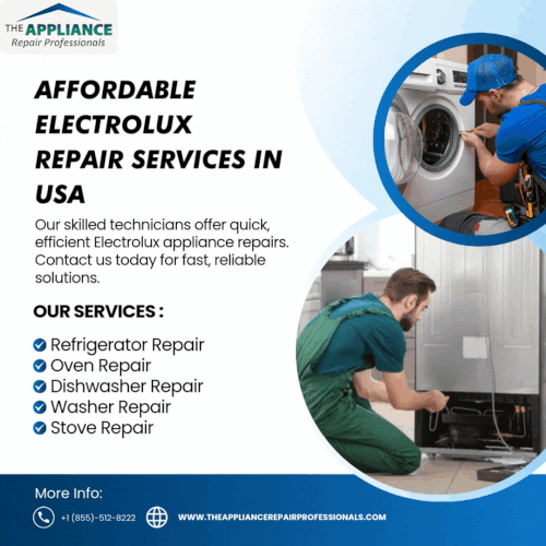 Dependable Electrolux Repair Services Near you - The Appliance Repair Professionals.gif