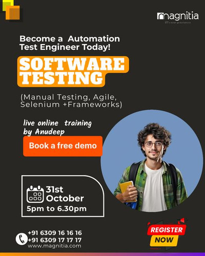 Software Testing Tools New Batch Starts From 31st October, 5pm To 6.30pm.jpg