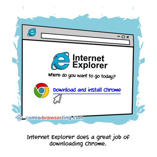 Where do you want to go today? - browser Testing Joke.png