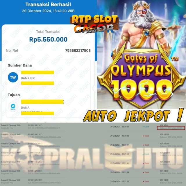 SELAMAT KEPADA ID XXX JACKPOT PERMAINAN Gates of Olympus 1000 - Pragmatic Play DI WEB KOPRALJITU