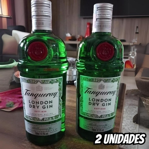 Kit 2 Gin Importado London Dry Tanqueray Garrafa 750ml.jpg