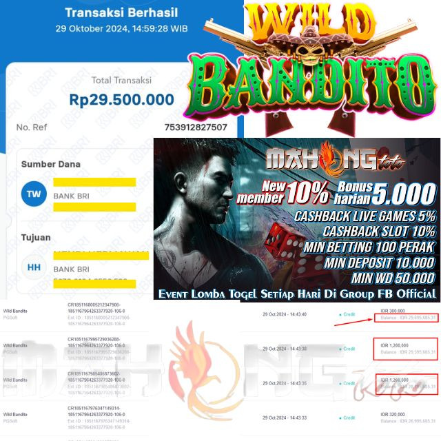 SELAMAT KEPADA ID XXX JACKPOT PERMAINAN Wild Bandito Slot - PG Soft DI WEB MAHONGTOTO