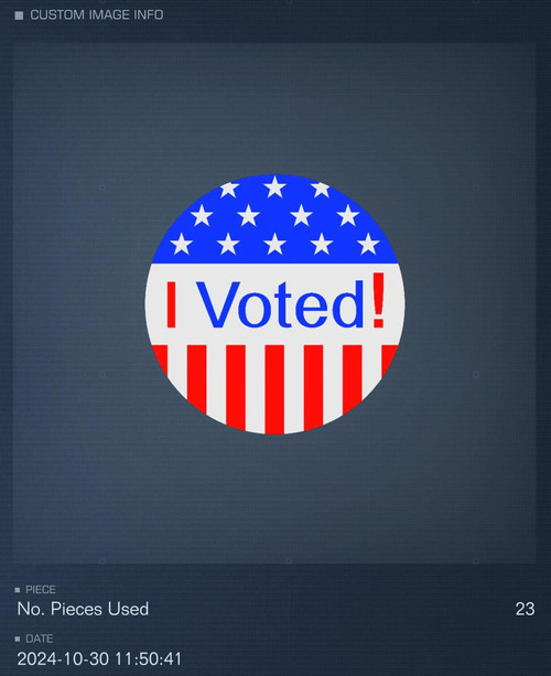 I voted sticker