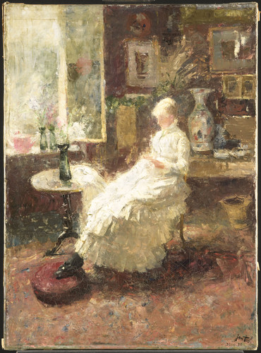 Toorop, Jan Annie Hall te Lissadell, графство Суррей, 1885, 99 cm х 73 cm, Холст, масло