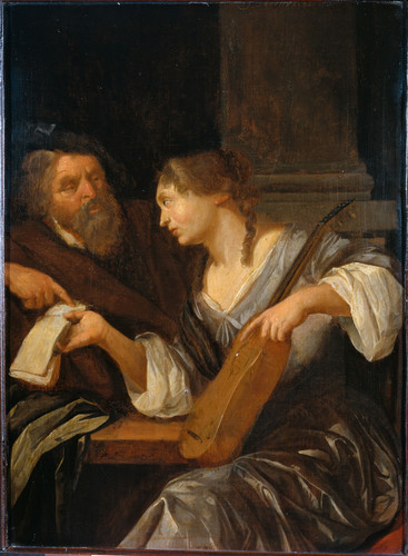 Toorenvliet, Jacob Музыка, 1690, 27 cm х 20 cm, Дерево, масло