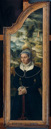 Pourbus, Pieter Два крыла триптиха с портретами Julien de Brouckere и его жены Elisabeth Canneel (El