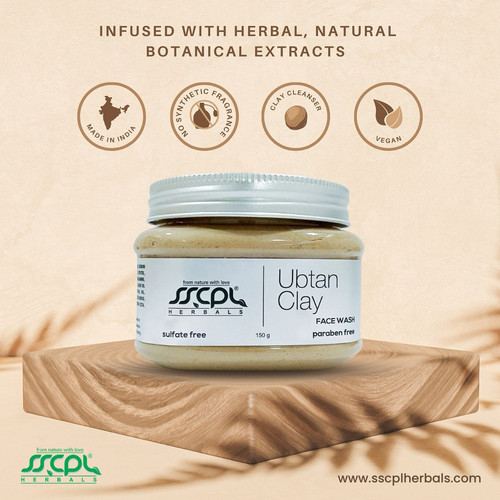 Ubtan Clay Face Wash - Herbal Skincare by SSCPL Herbals.jpg