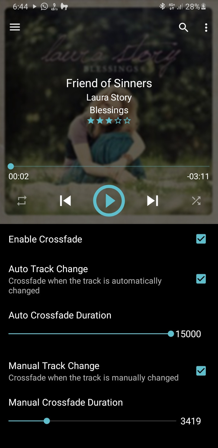 BlackPlayer Other similar Music App with Similar Crossfading Feature