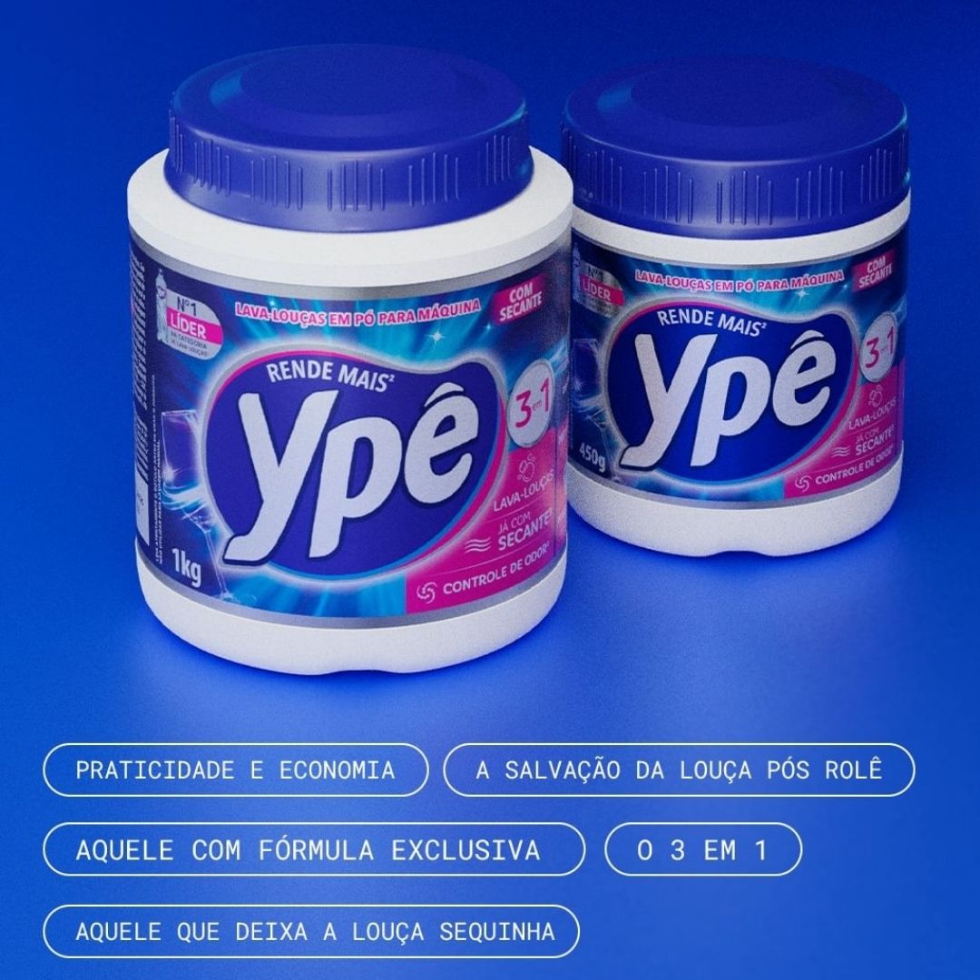 Ypê Detergente em Pó para Máquina 1Kg