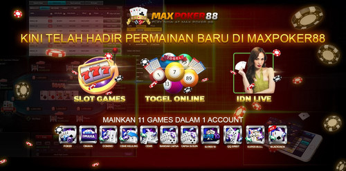 Maxpoker88: Daftar Situs Agen IDN Poker & IDN Play Online Gampang Menang dan Terpercaya hari ini