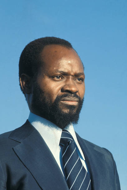 Portrait de Samora Machel, pr?sident du Mozambique, en janvier 1976 ? Addis-Abeba, Ethiopie. (Photo .jpg