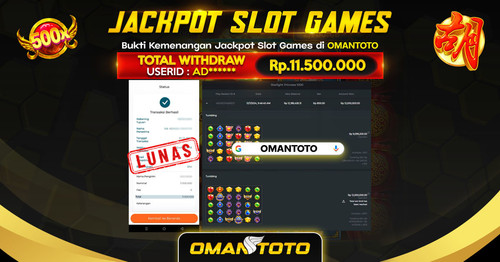 OMANTOTO JACKPOT SLOT GAMES Rp 11.500.000,-
